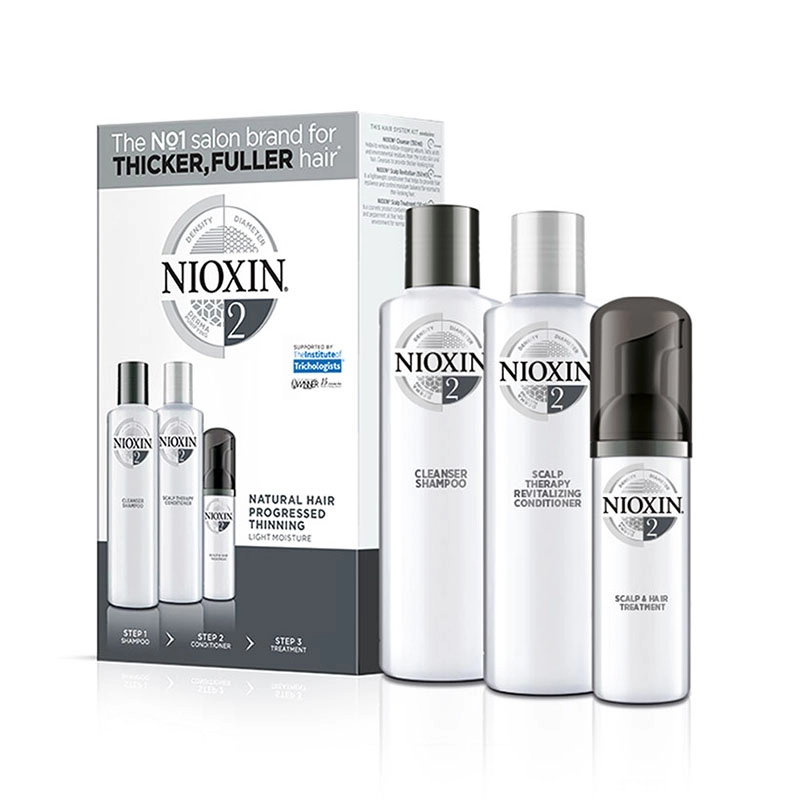 Kit system 2 pentru par 150 ml sampon + 150 ml balsam + 40 ml tratament