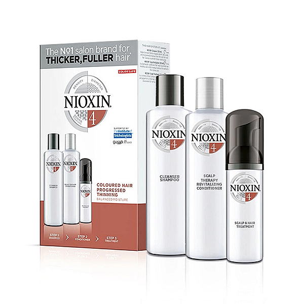 Kit system 4 pentru par 150 ml sampon + 150 ml balsam + 40 ml tratament 