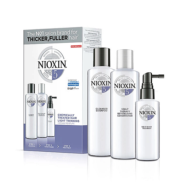 Kit system 5 pentru par 150 ml sampon + 150 ml balsam + 50 ml tratament