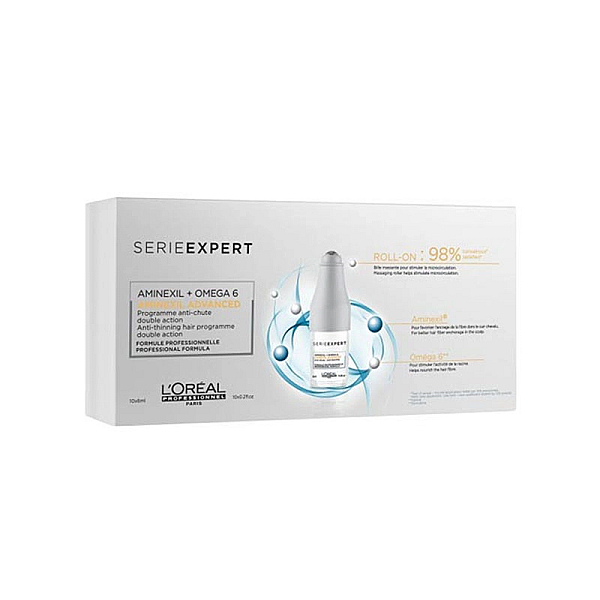 Fiole roll-on impotriva caderii parului serie expert aminexil advanced 10x6ml