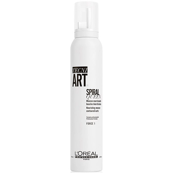 Spuma hranitoare pentru bucle conturate tecni art spiral queen  200ml 