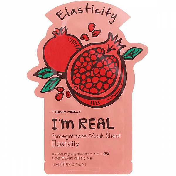 Masca i am real pentru elasticitate cu rodie