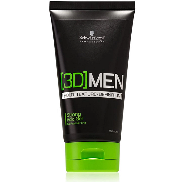 Gel de par fixare puternica 3d men strong hold gel 150ml