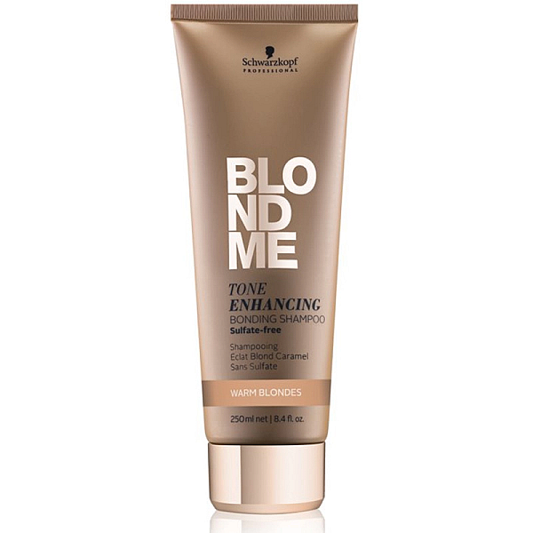 Sampon pentru par blond cu reflexii calde blondme tone enhancing bonding 250ml
