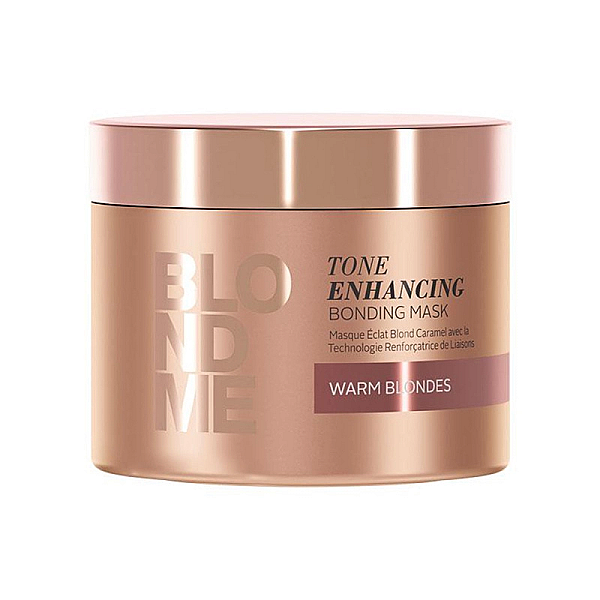 Masca pentru par blond cu reflexii calde blondme tone enhancing bonding mask 200ml
