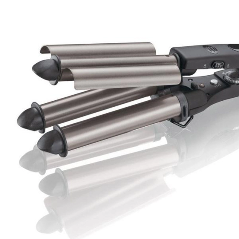 Ondulator profesional triplu 22-19-22 mm triple barrel waver