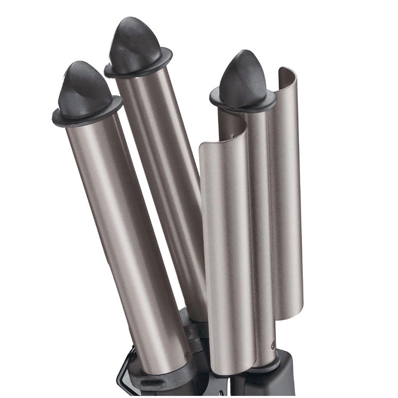 Ondulator profesional triplu 22-19-22 mm triple barrel waver