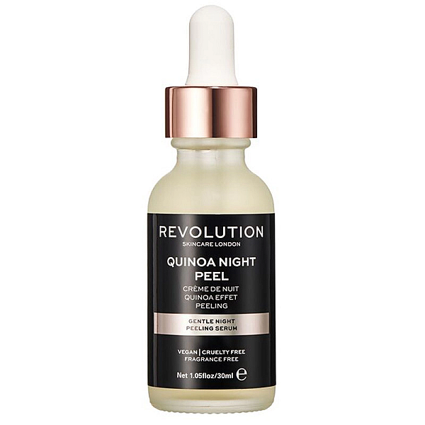 Ser delicat pentru noapte gentle quinoa night peel serum