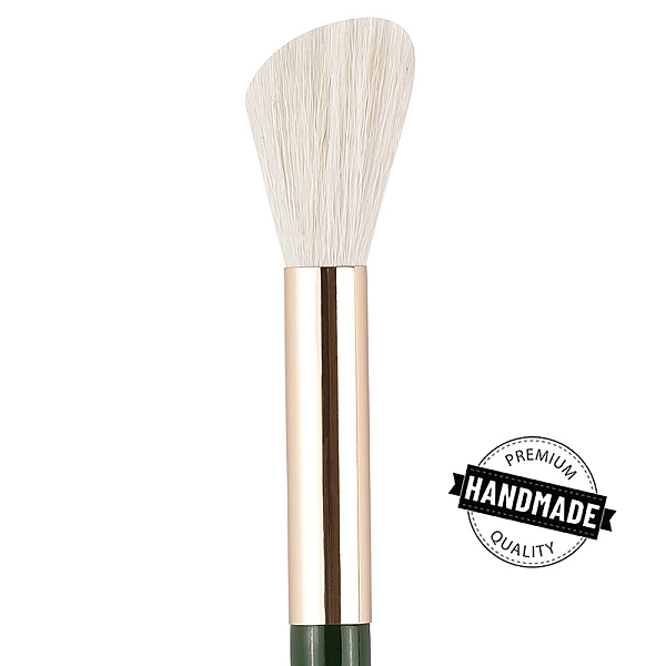 Pensula emerald pentru iluminator din par de capra m004