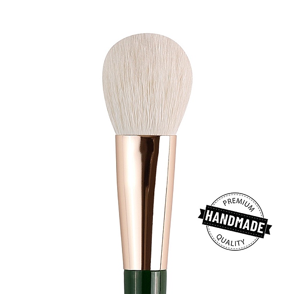 Pensula emerald pentru pudra din par de capra m006