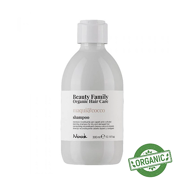 Sampon pentru par uscat si deteriorat beauty family maqui si cocco shampoo dry and damage hair