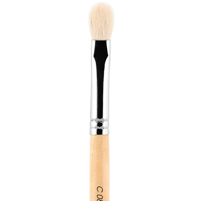 Pensula plata din par natural de capra c085