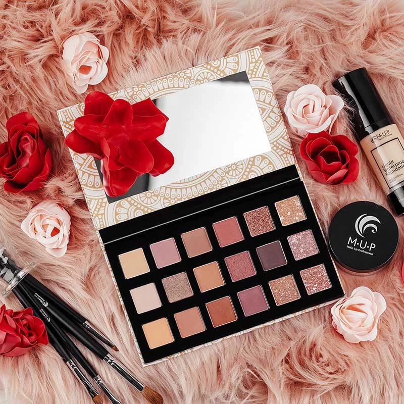 Paleta farduri 18 culori glam palette
