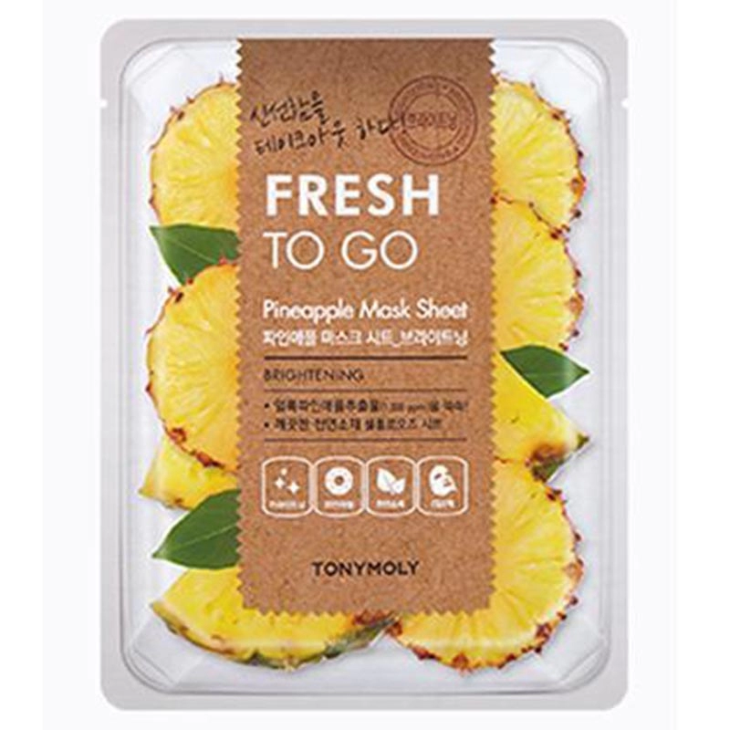 Masca pentru luminozitate cu ananas, fresh to go, 25g