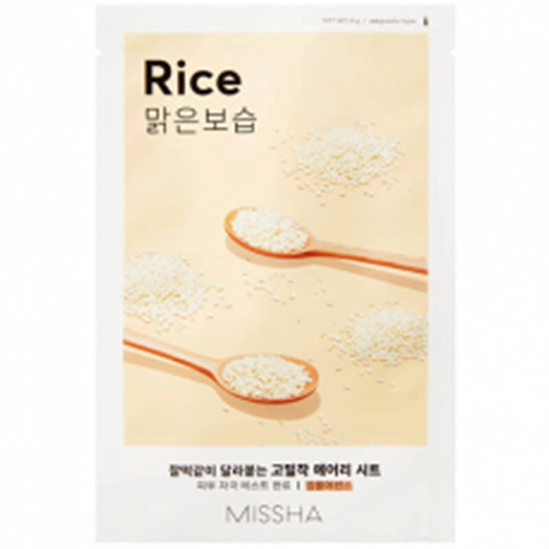 Masca pentru ten radiant cu extract de orez, airy fit
