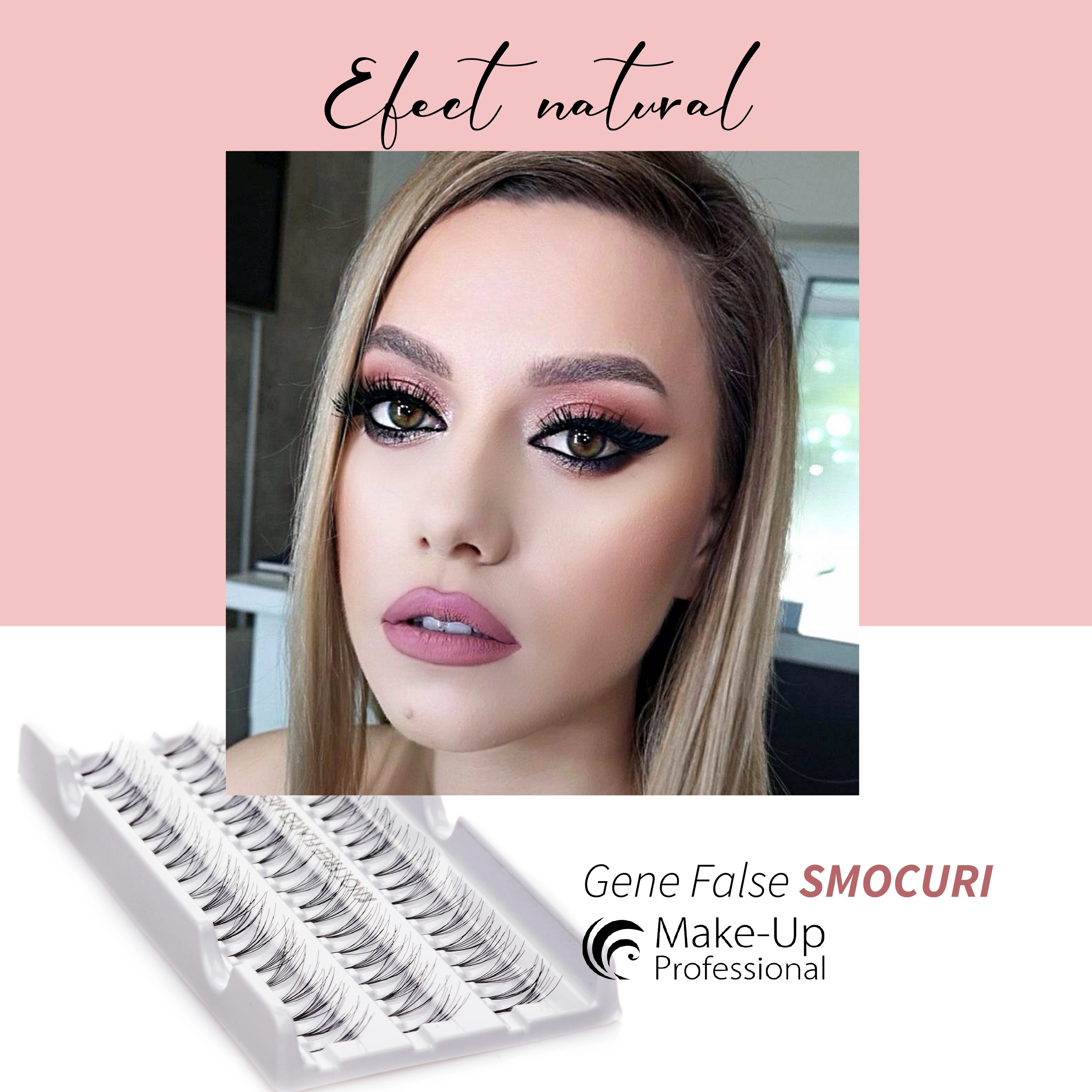 Gene false smocuri scurte  par natural  