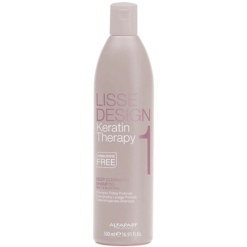 Sampon pentru curatare in profunzime 500ml lisse design keratin therapy dc shampoo
