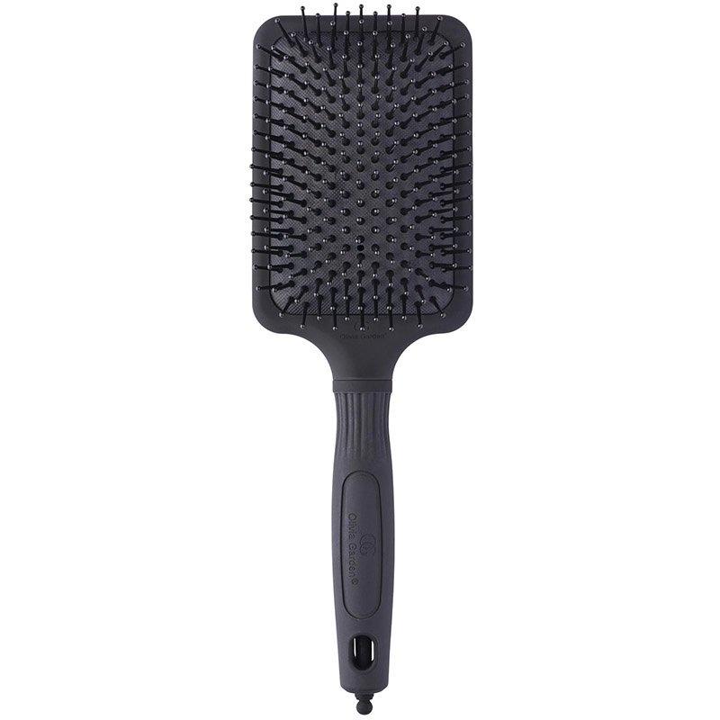 Perie de par plata black label paddle