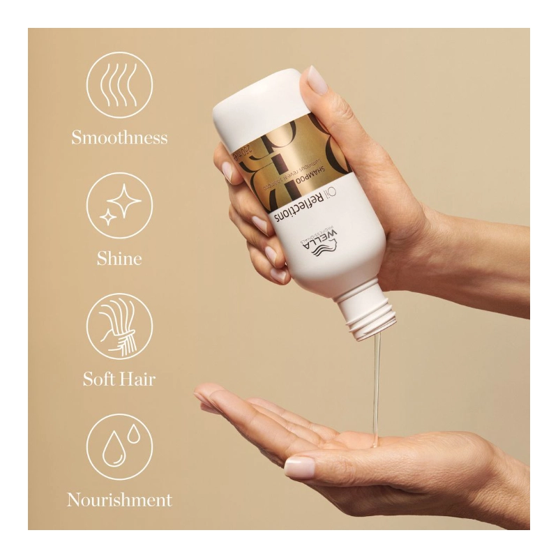 Sampon hidratant pentru un par stralucitor si catifelat oil reflections luminous shampoo 