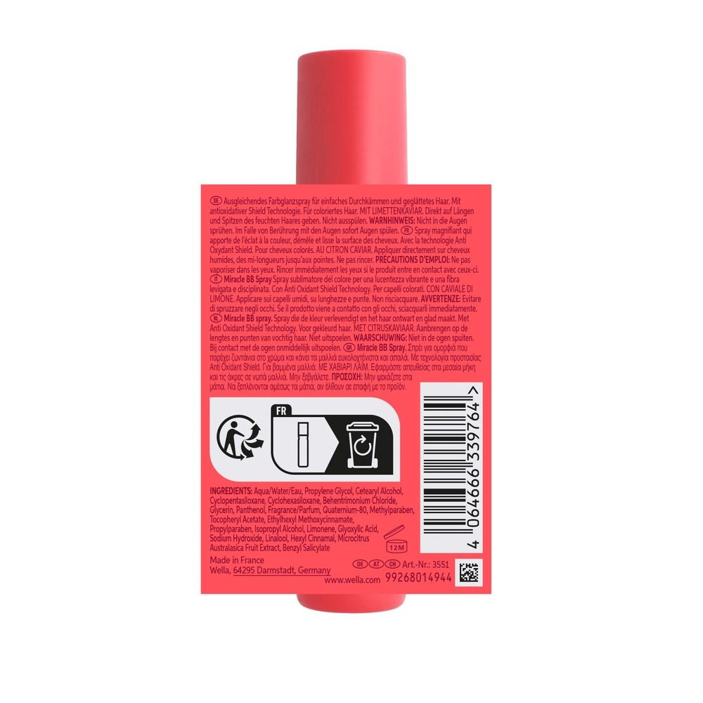 Spray pentru par vopsit invigo brilliance bb miracle spray 150ml