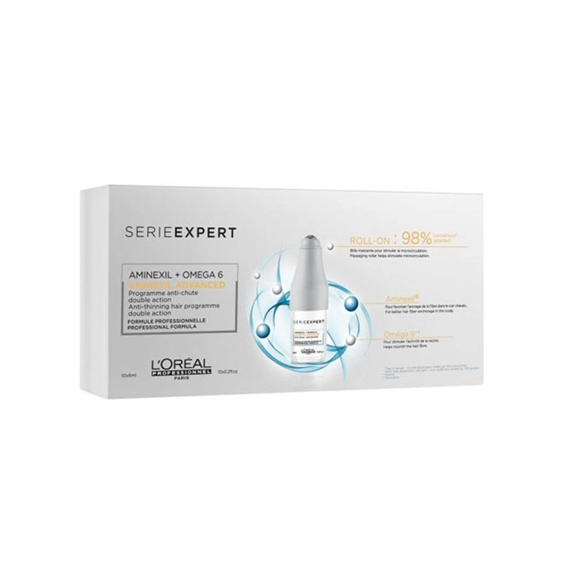 Fiole roll-on impotriva caderii parului serie expert aminexil advanced 10x6ml