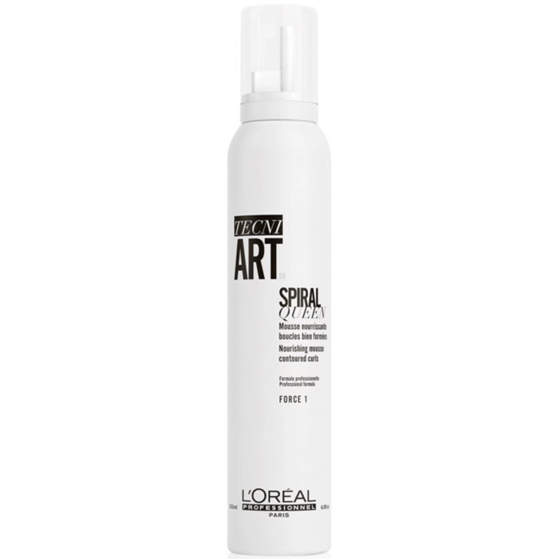 Spuma hranitoare pentru bucle conturate tecni art spiral queen  200ml 