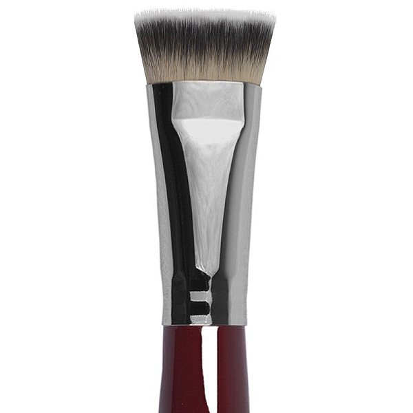 Pensula plata sintetica varf drept blush/texturi cremoase hf20 