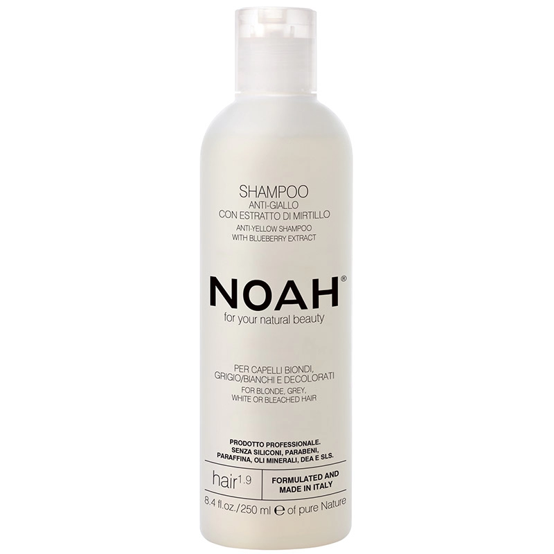 Sampon natural cu extract de afine pentru neutralizarea tonurilor de galben 250 ml