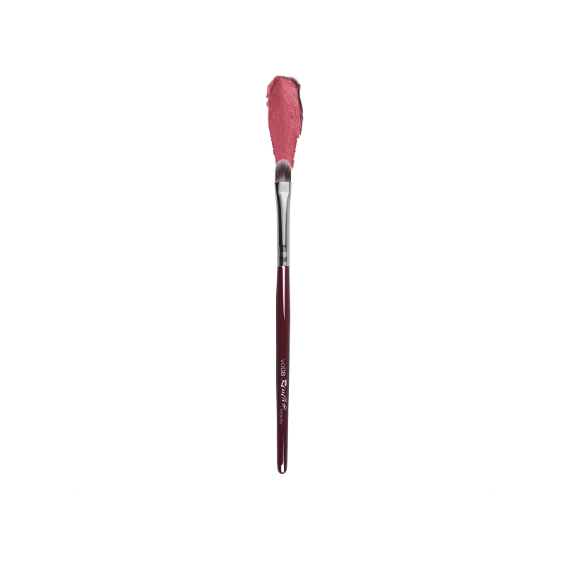Pensula plata sintetica pestrita pentru texturi cremoase vo08 