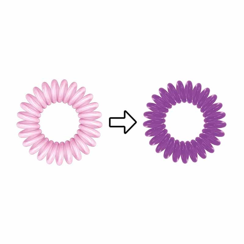 Elastice de par 3 buc magic mermaid color change