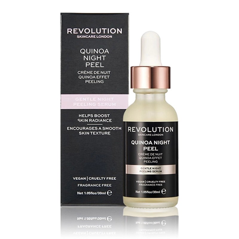 Ser delicat pentru noapte gentle quinoa night peel serum