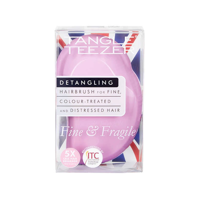 Perie pentru par fragil the original detangling hairbrush pink dawn