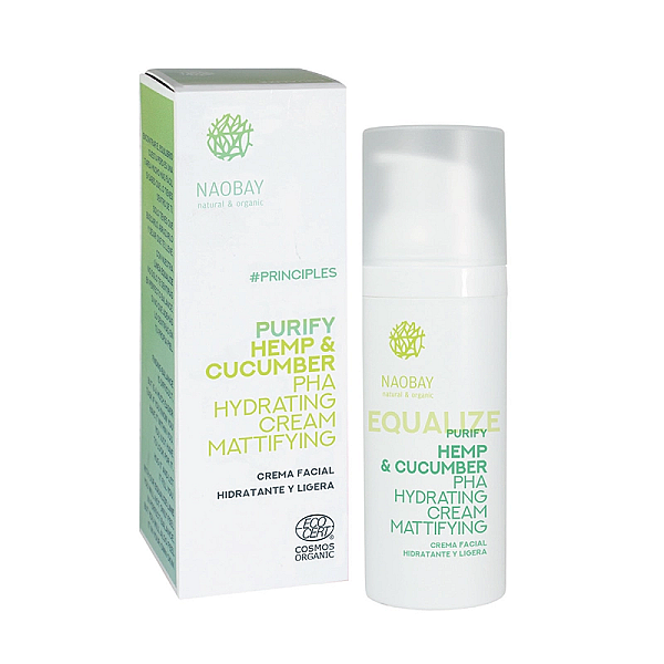 Crema bio matifianta, hidratanta cu canepa si castravete