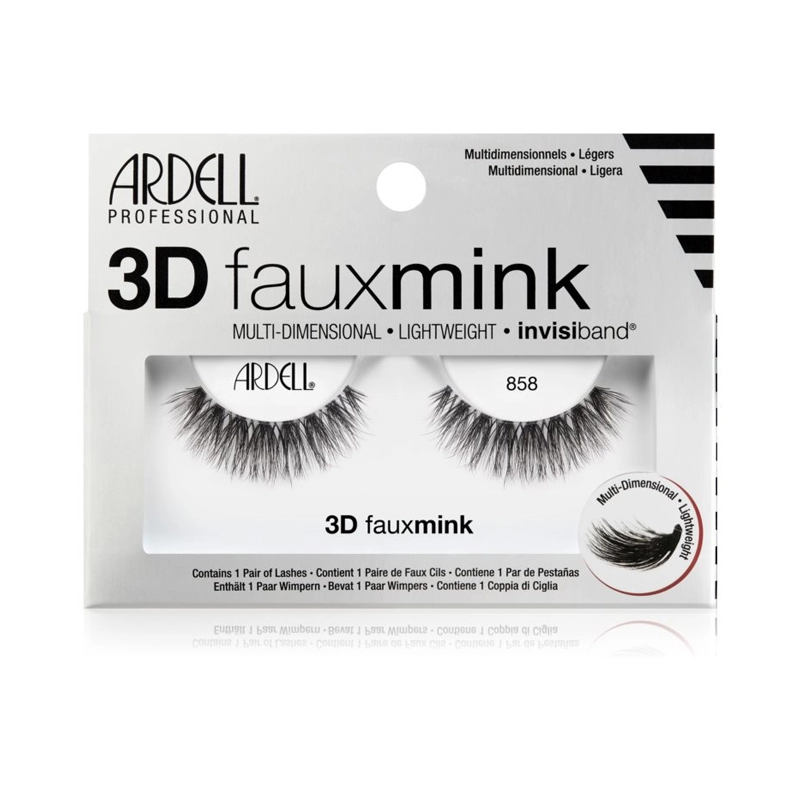 Gene false din par natura 3d faux mink 858