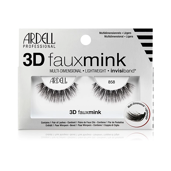 Gene false din par natura 3d faux mink 858