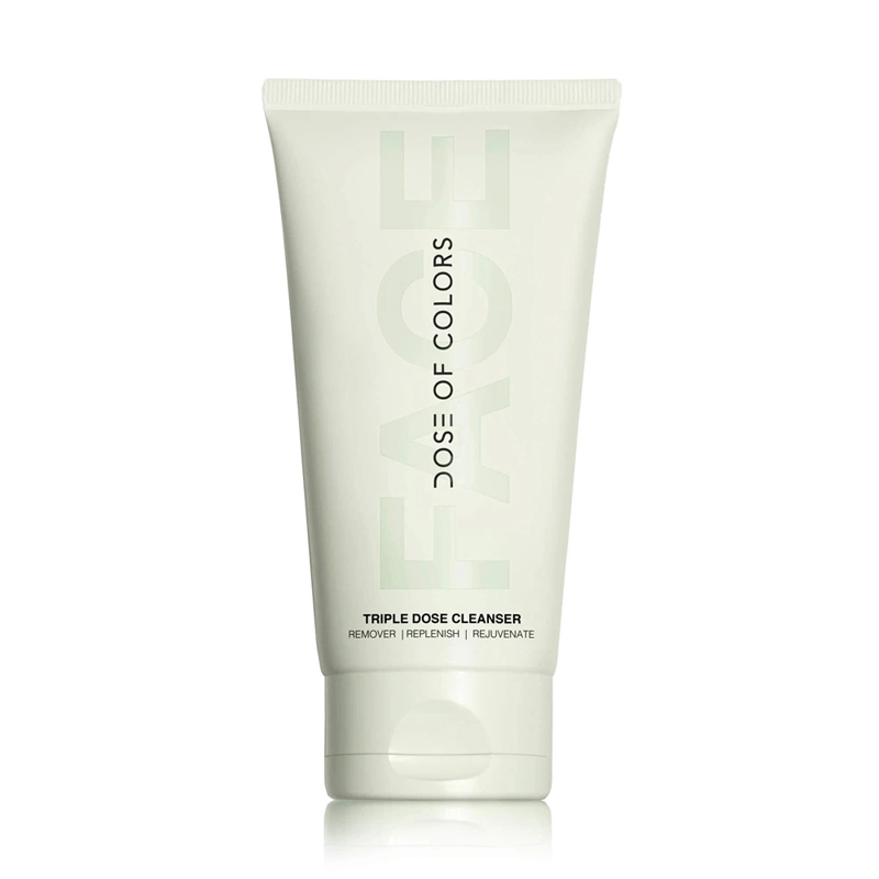 Gel triple dose cleanser