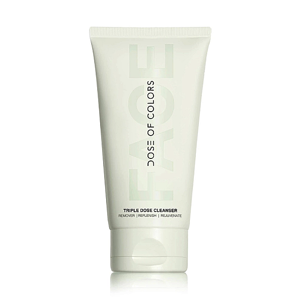 Gel triple dose cleanser