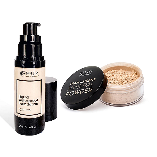 Oferta fond de ten waterproof + pudra translucent mineral powder