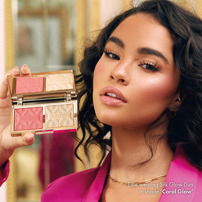 Paleta duo silk glow coral
