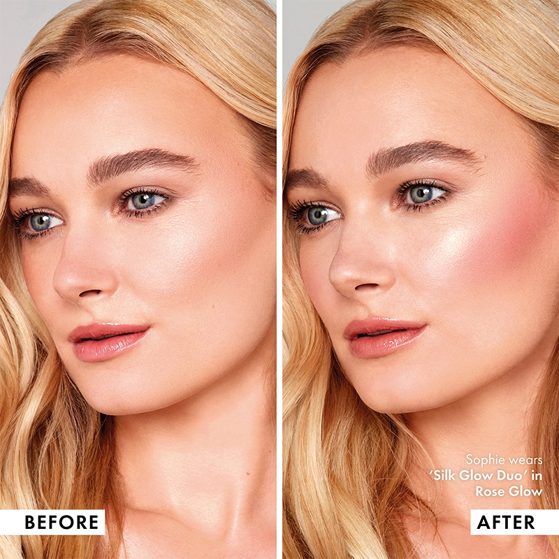 Paleta duo silk glow rose
