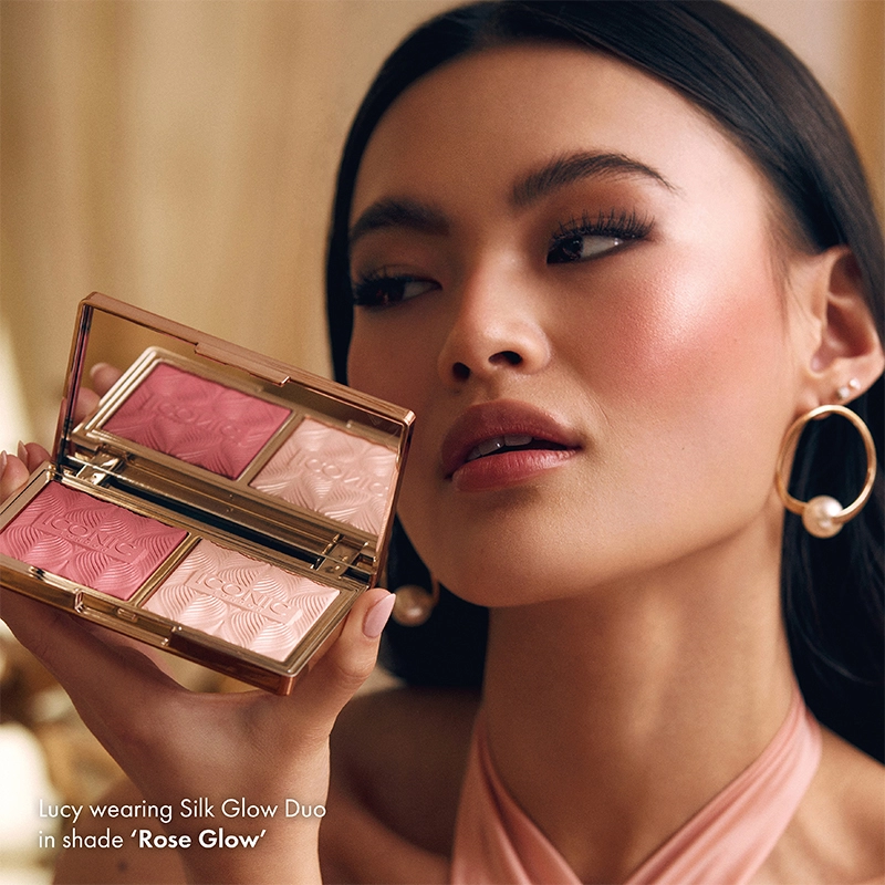 Paleta duo silk glow rose