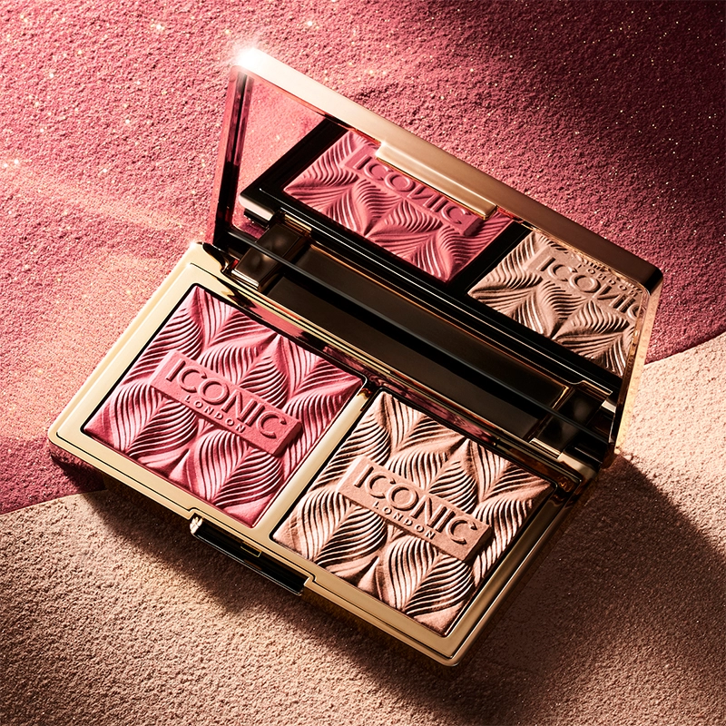 Paleta duo silk glow rose