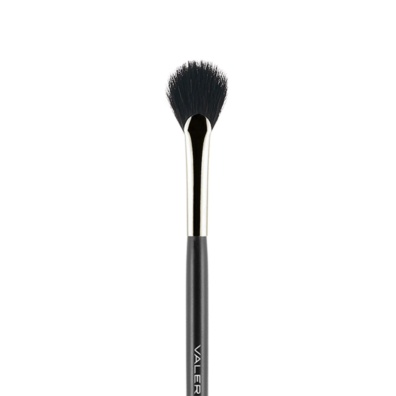 Pensula evantai pentru aplicare iluminator din par natural de raton 6m-9330