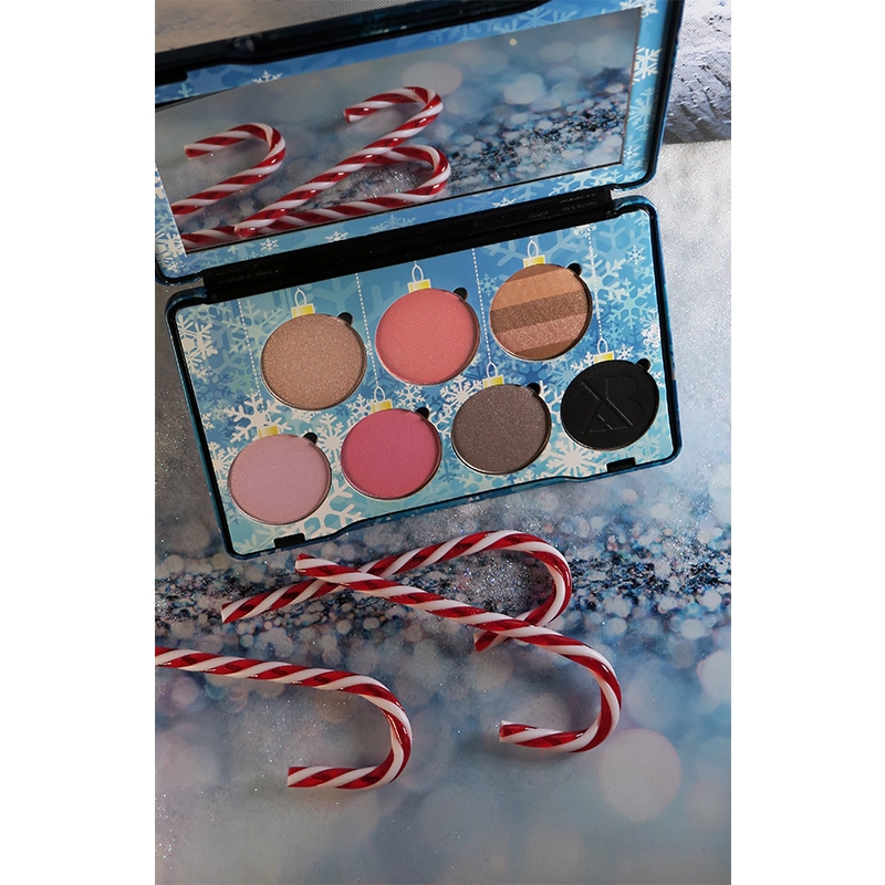 Paleta 7 farduri pentru ochi si fata glow palette winter story