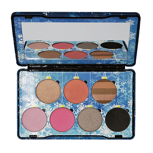 Paleta 7 farduri pentru ochi si fata glow palette winter story