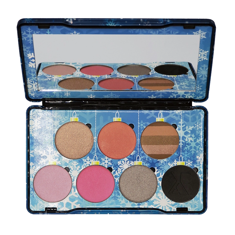 Paleta 7 farduri pentru ochi si fata glow palette winter story