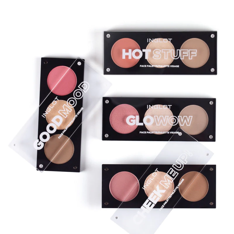 Paleta trio blush, iluminator si sculpting hot stuff