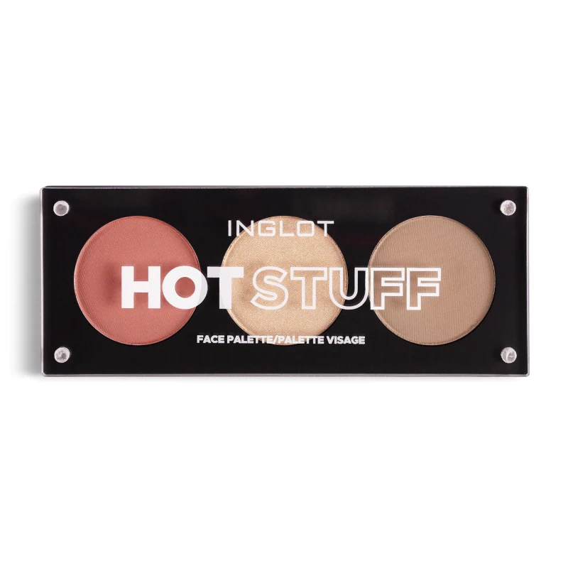 Paleta trio blush, iluminator si sculpting hot stuff