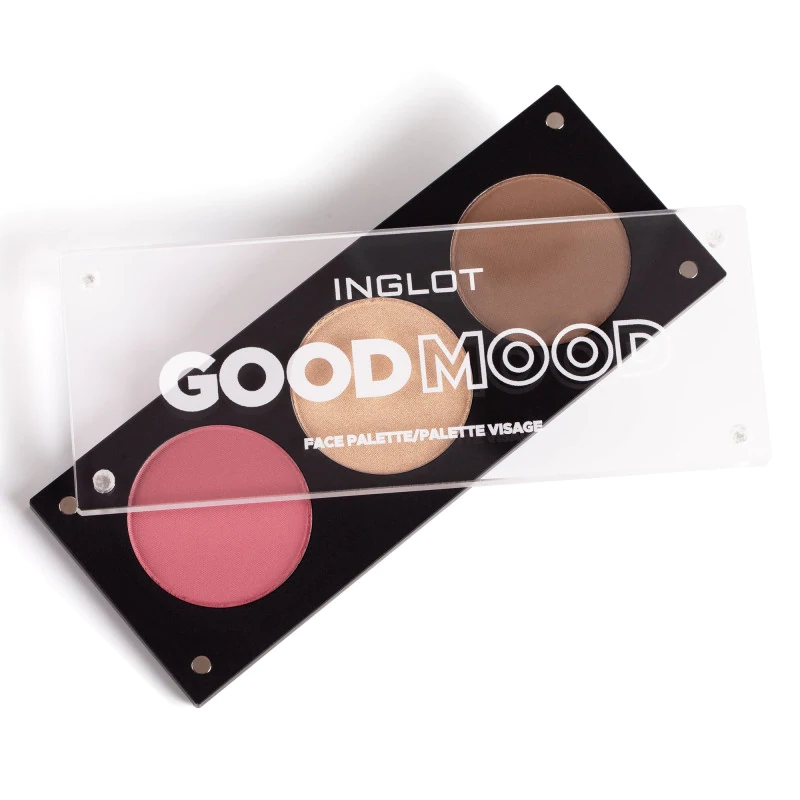 Paleta trio blush, iluminator si sculpting good mood