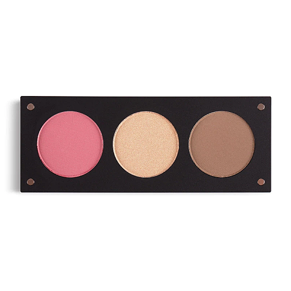Paleta trio blush, iluminator si sculpting good mood